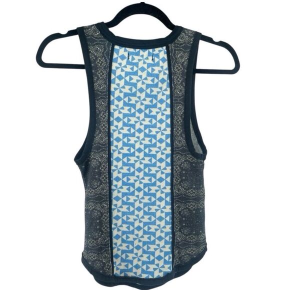 Free People We The Free Too Hot to Handle Boho Tank XS Cotton Geometric Print - Picture 3 of 8